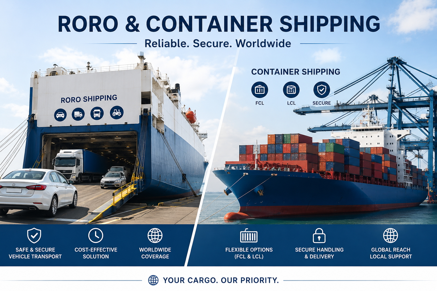 RORO and Container Shipping