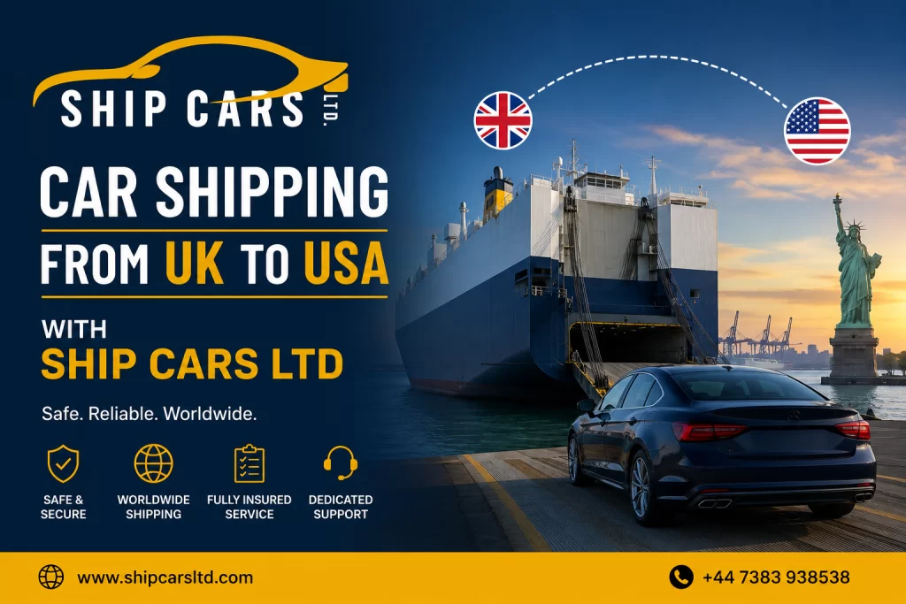 Car Shipping From UK to USA — RoRo & Container