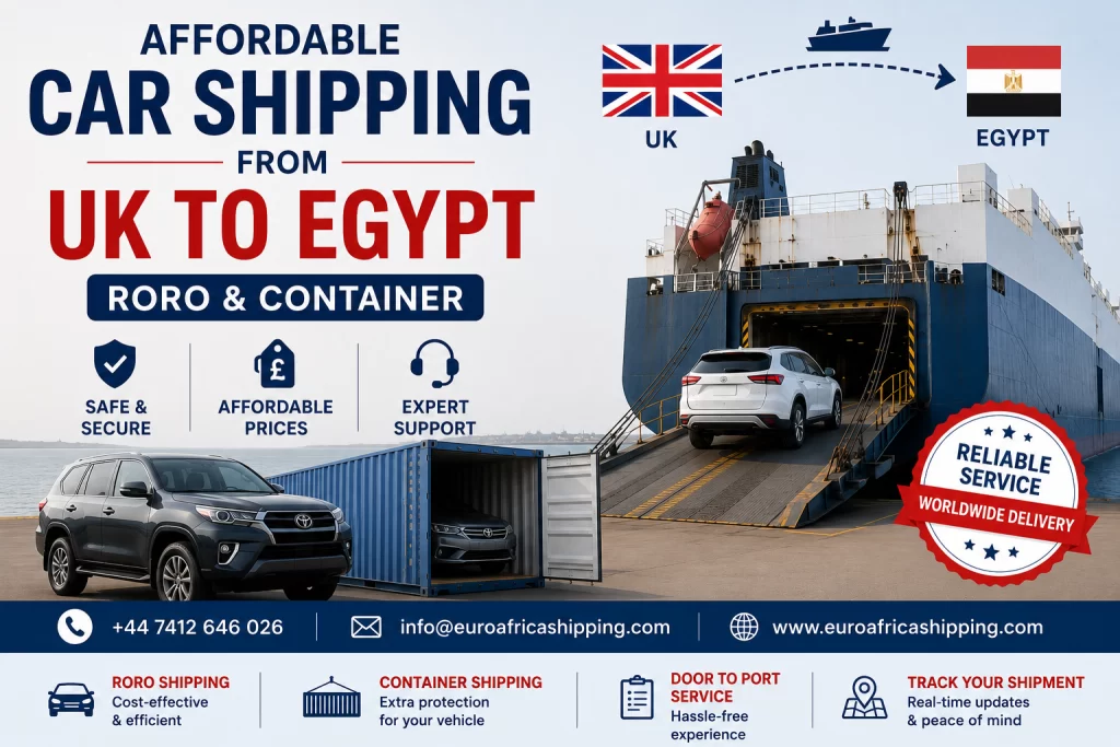 Car Shipping from the UK to Egypt — Alexandria Port