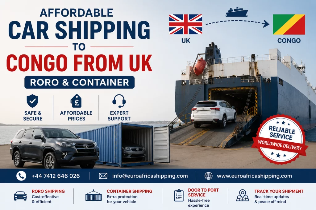 Car Shipping from the UK to the Republic of Congo — Pointe Noire Port