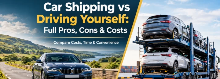 Car Shipping vs Driving Yourself: Full Pros, Cons & Costs