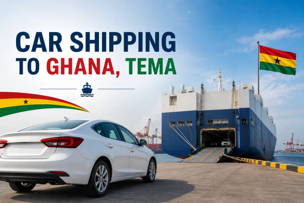 Get Car Shipping to Ghana from UK | Tema Port | Via RORO