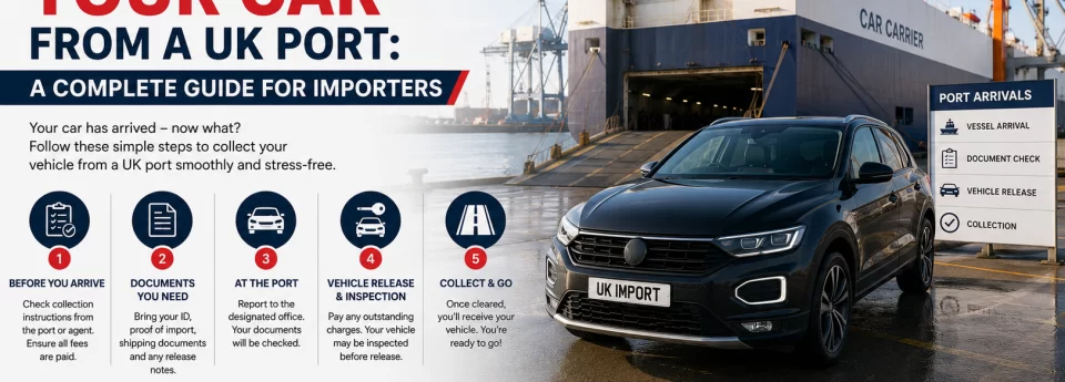 car collection from a uk port