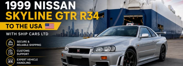 Shipping A 1999 Nissan Skyline GTR R34 To The USA