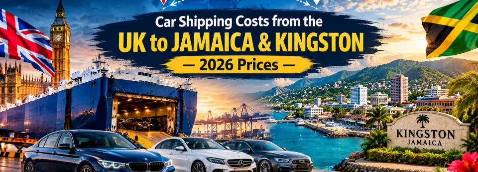 car shipping cost to jamaica from UK