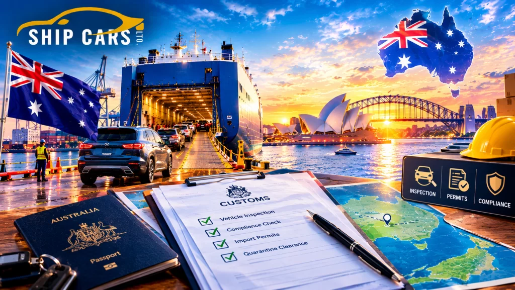 car shipping doc from uk to brisbane