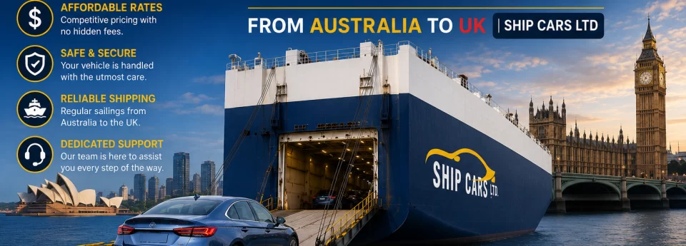car shipping from australia to uk