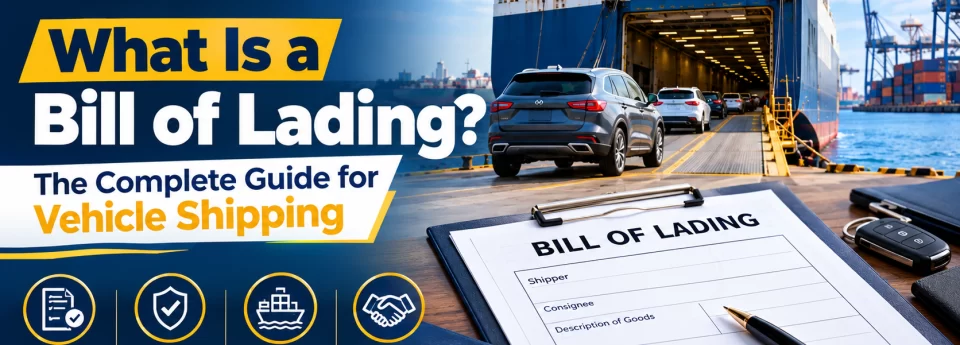 What Is a Bill of Lading? The Complete Guide for Vehicle Shipping