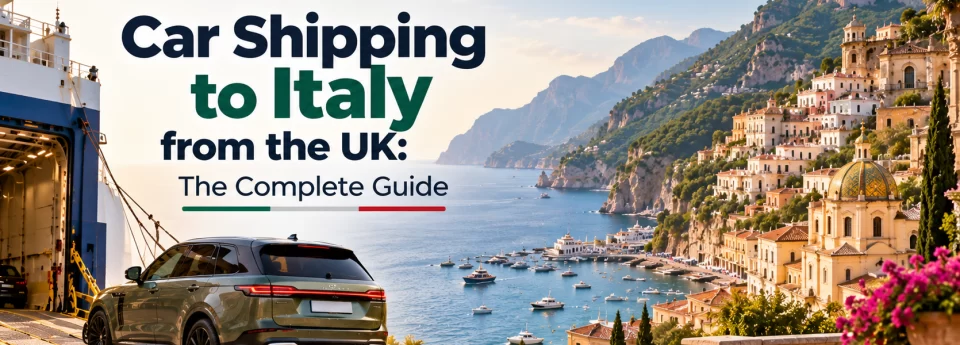 car shipping to italy from the uk guide