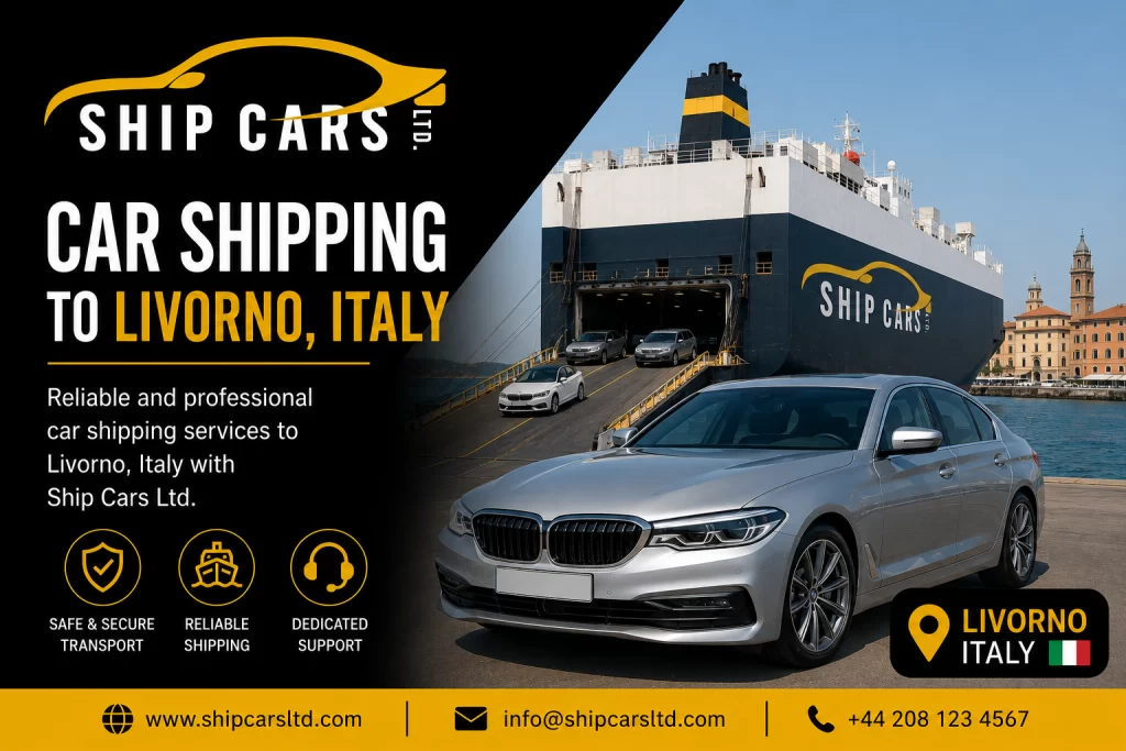 Car shipping from the UK to Livorno, Italy — Port of Livorno on the Tyrrhenian Sea, gateway to Tuscany