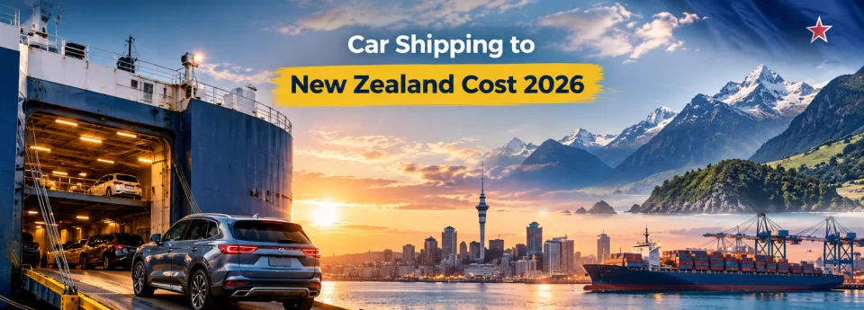 car shipping to new zealand cost from UK