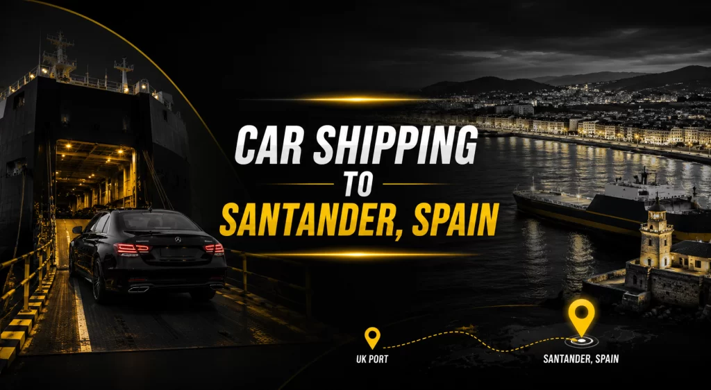 Car shipping from the UK to Santander RoRo and container services to the Port of Santander on the Bay of Biscay, northern Spain