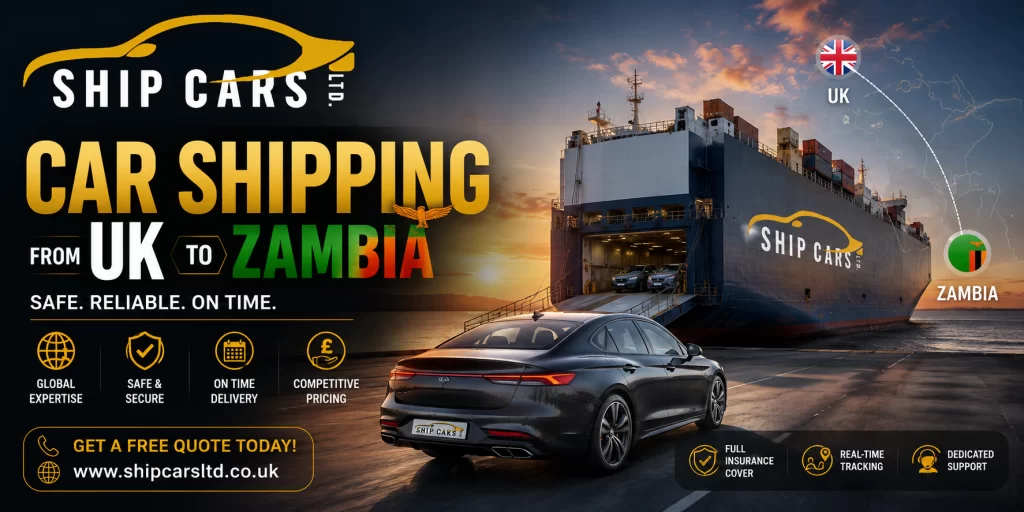 car shipping to zambia via RORO and Container