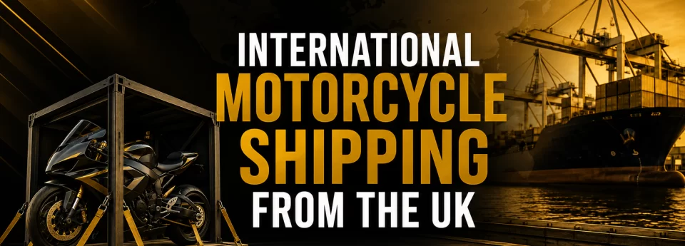 rofessional motorcycle crating for international shipping