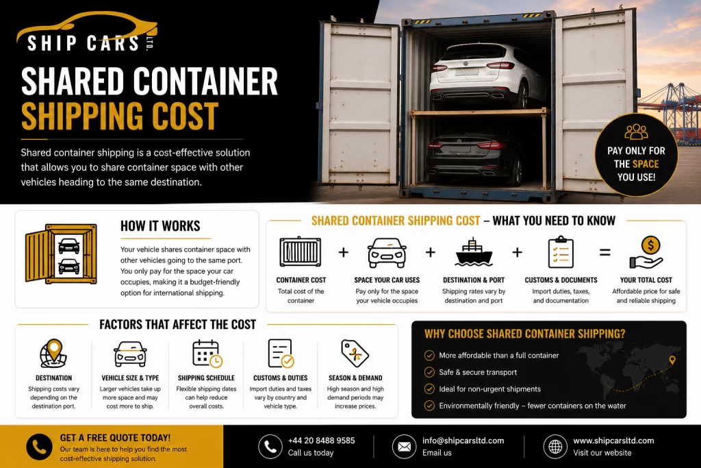 shared container cost calculation