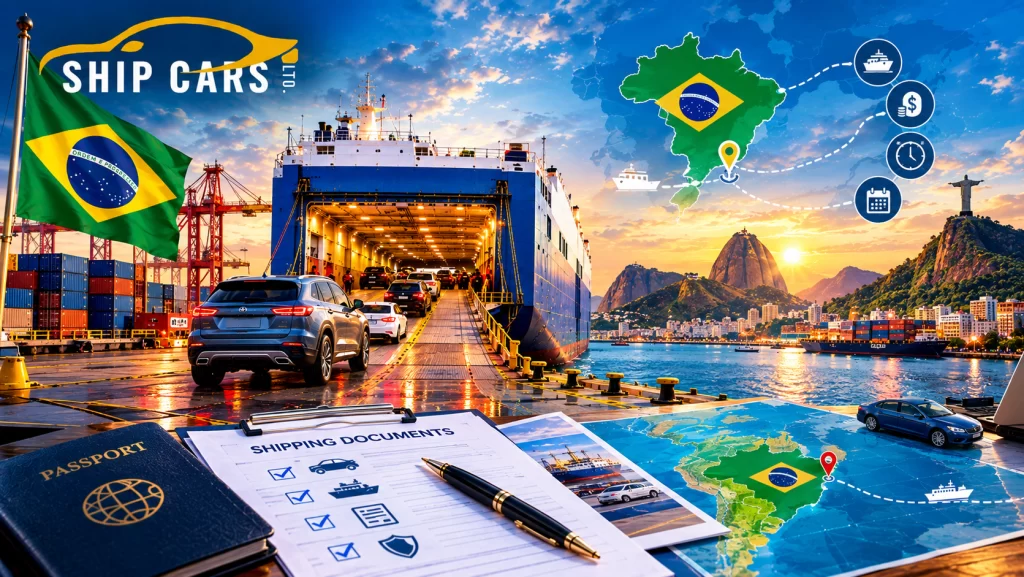 shipping documents from uk to brazil