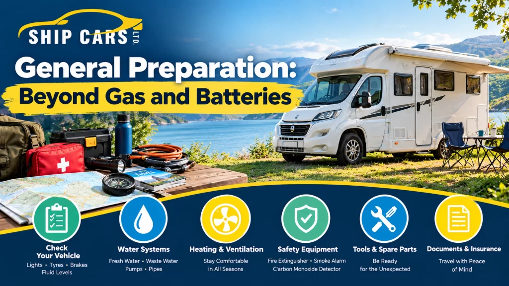 shipping motorhomes and caravans