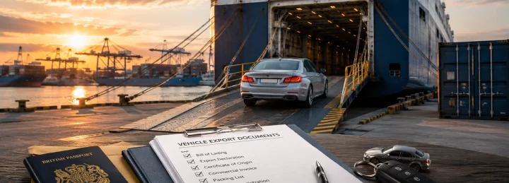 Car Shipping Documents Required: Complete UK Export Guide 2026