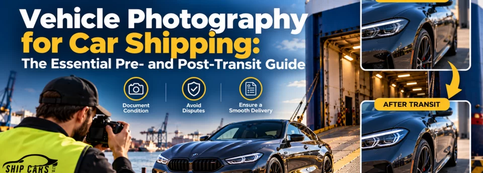 vehicle photography for car shipping